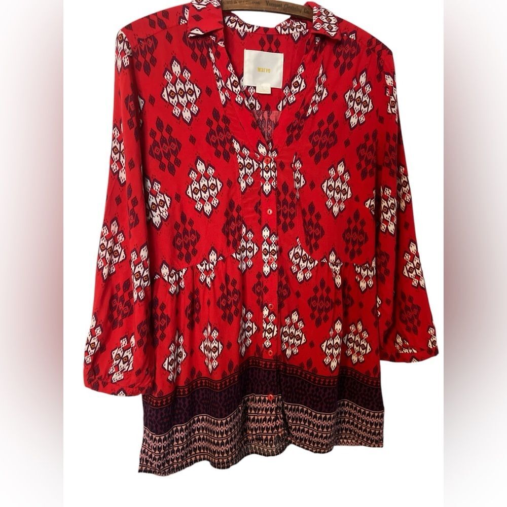 Maeve Peplum Top Size 12